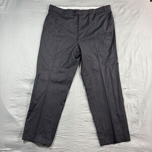 Zanella for Nordstrom Pinstripe Dress Pants Men's 38 (36x28) Charcoal Slacks